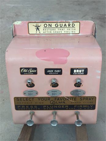 Coin-Operated Cologne Dispenser