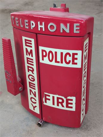 Red Emergency Telephone Box