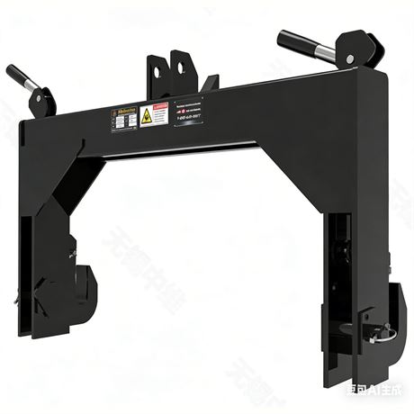 Black 3 Point Quick Hitch Adapter for Tractor