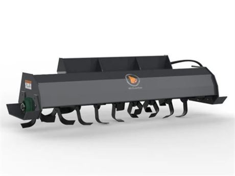 72 Inch Hydraulic Tiller for Skid Steer