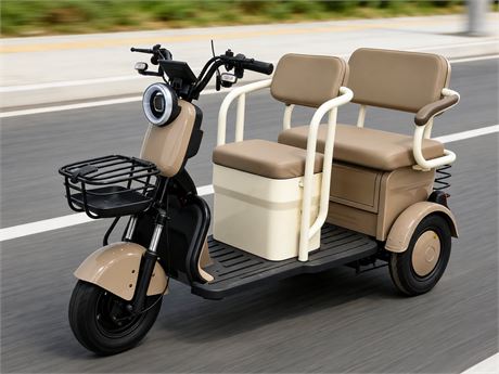 Khaki Mini Golf Cart (Assembly Required)