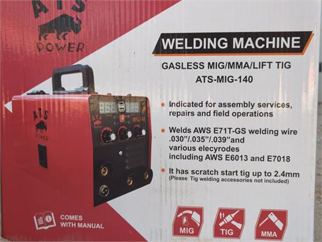 Gasless MIG/MMA/Lift TIG Welding Machine
