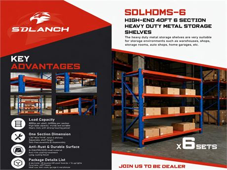 Heavy Duty Metal Storage Shelves