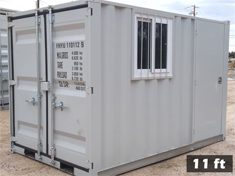 11 ft. Container Cabin with Side Door and Window
